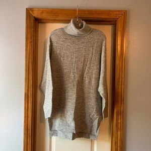 Gray Tunic Sweater